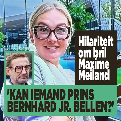 Ophef over bril van Maxime Meiland: 'Veel te groot!' 